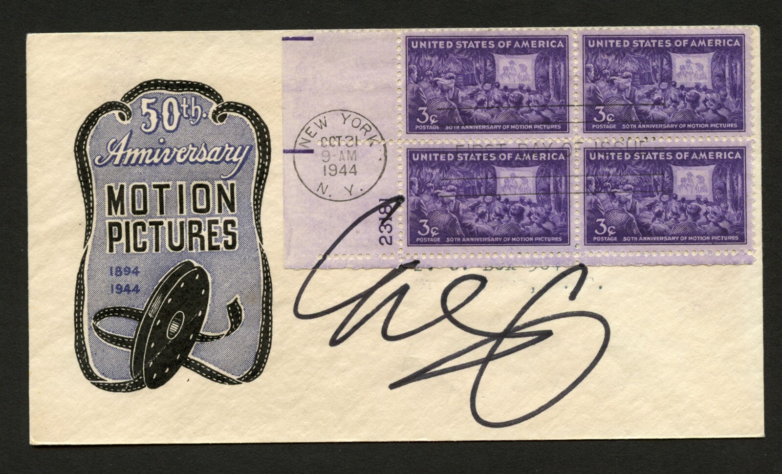 George Lopez signed autograph auto FDC First Day Cover Actor & Comedian BAS
