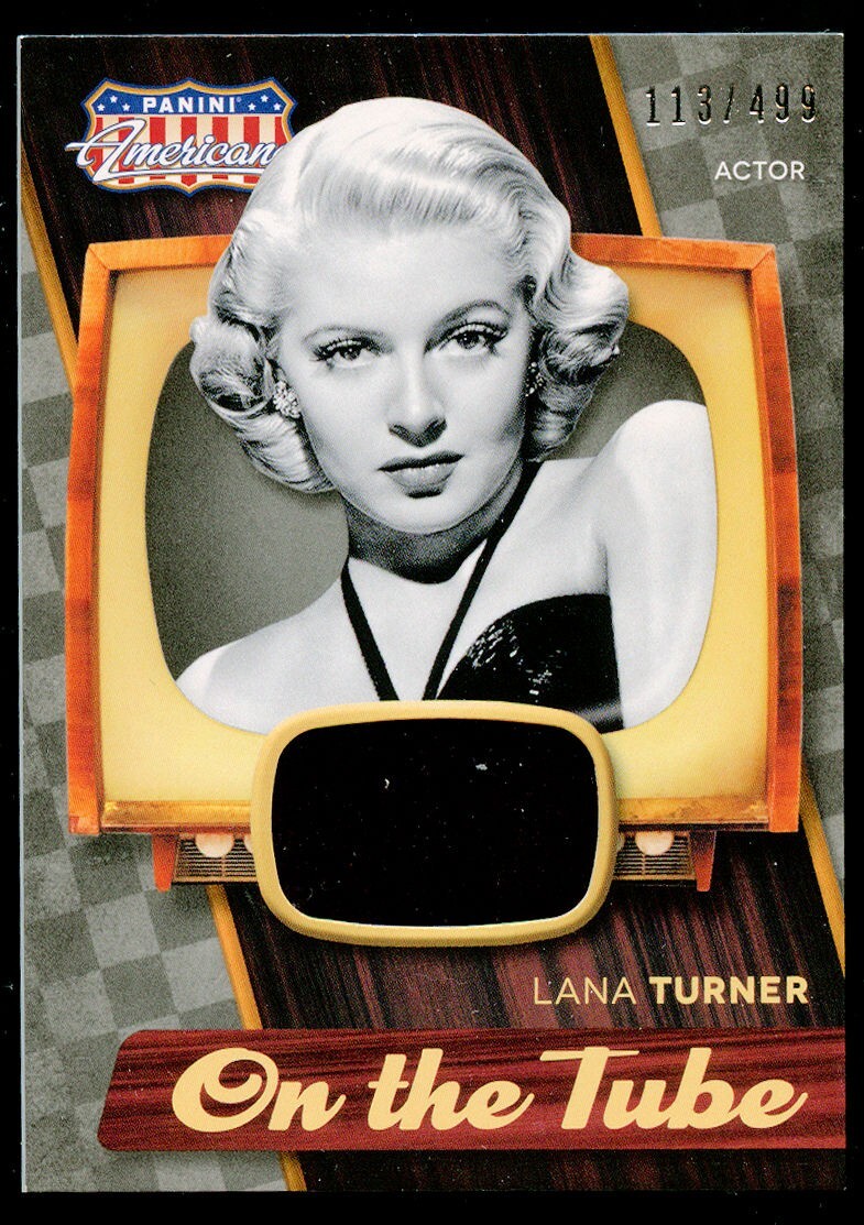 Americana On the Tube 2015 Panini Lana Turner Worn Material #VM-LT 113/499