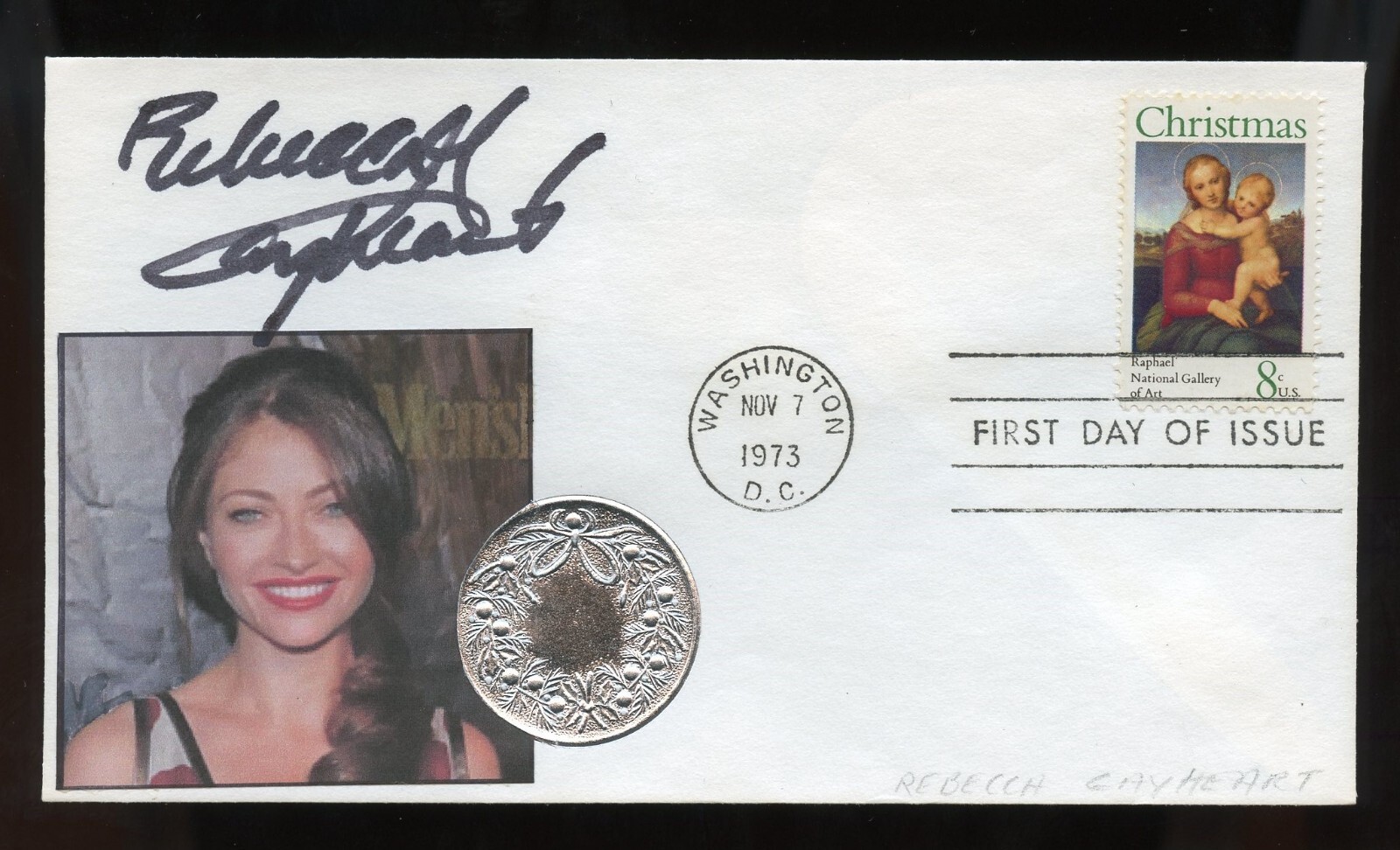 Rebecca Gayheart signed autograph auto Actress Model Noxzema First Day Cover