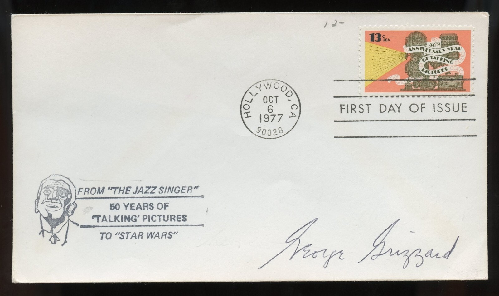 Gregory Grizzard d2007 signed autograph auto Actor Chaser First Day Cover