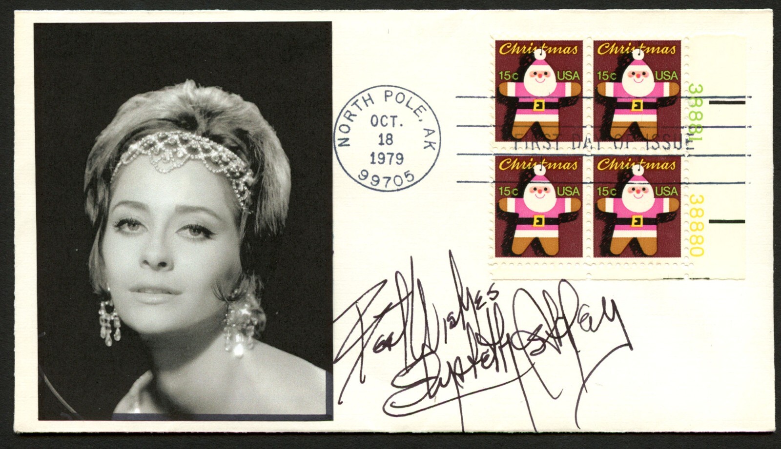 Elizabeth Ashley signed autograph auto Actress Take Her, She is Mine FDC