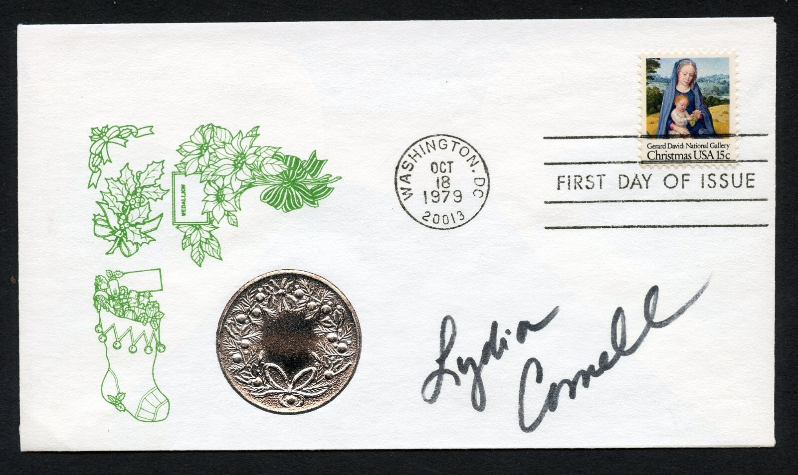Lydia Cornell signed autograph Actress Too Close for Comfort First Day Cover