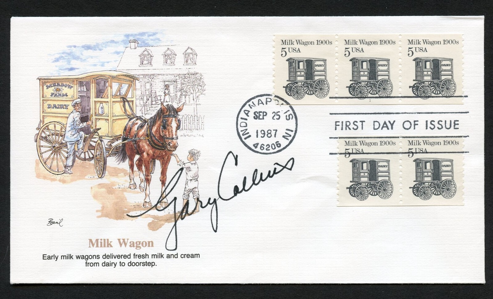 Gary Collins d2012 signed autograph American Actor & TV Host First Day Cover