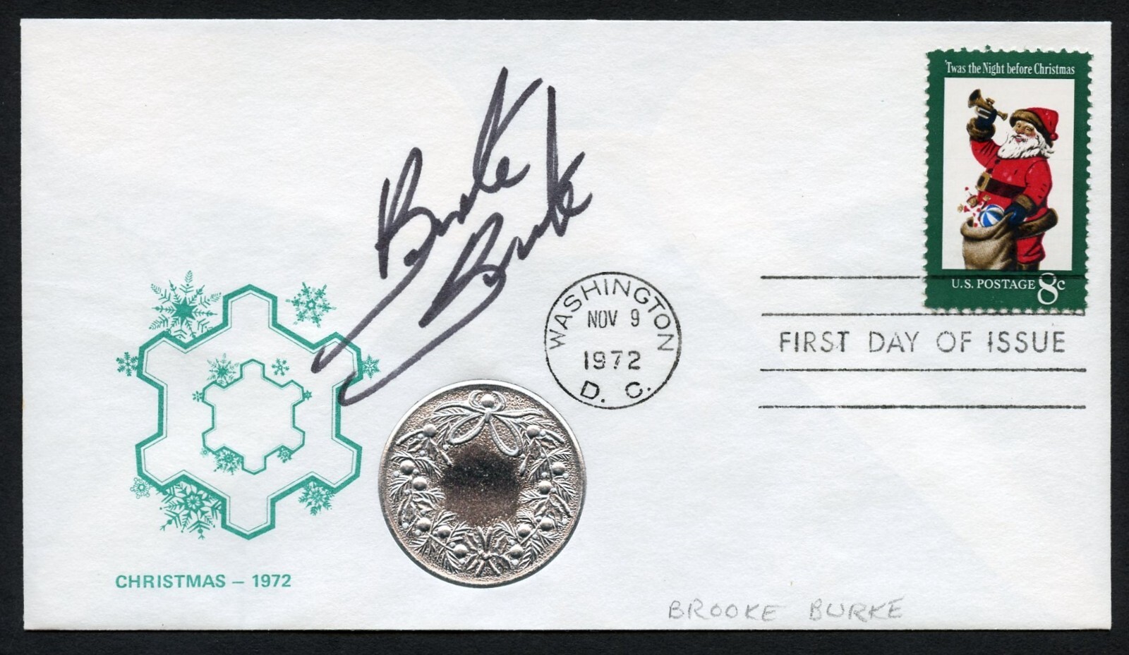 Brooke Burke signed autograph auto Actress Show Wild On First Day Cover
