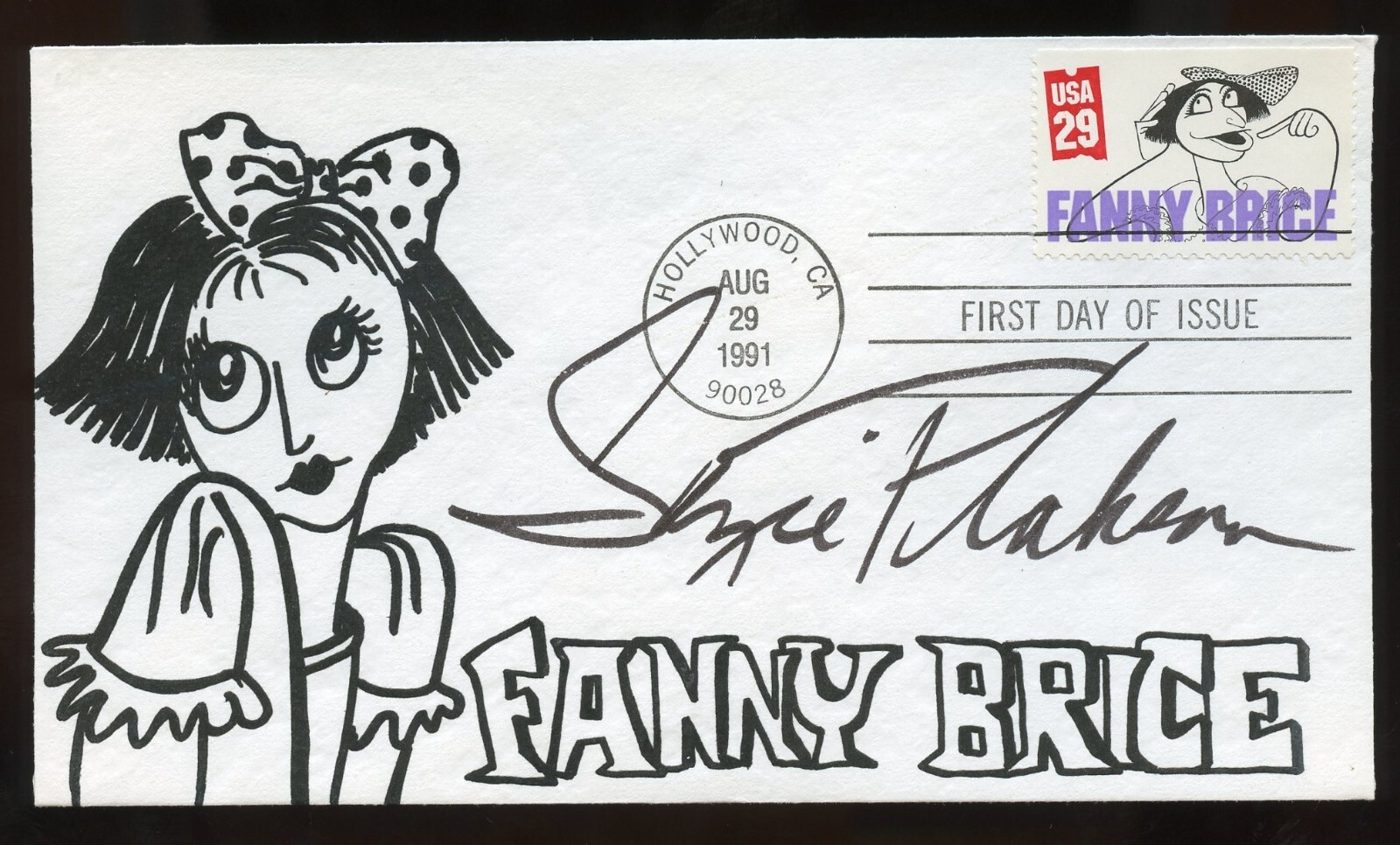 Suzie Plakson signed autograph auto American Actress Singer Writer Artist FDC