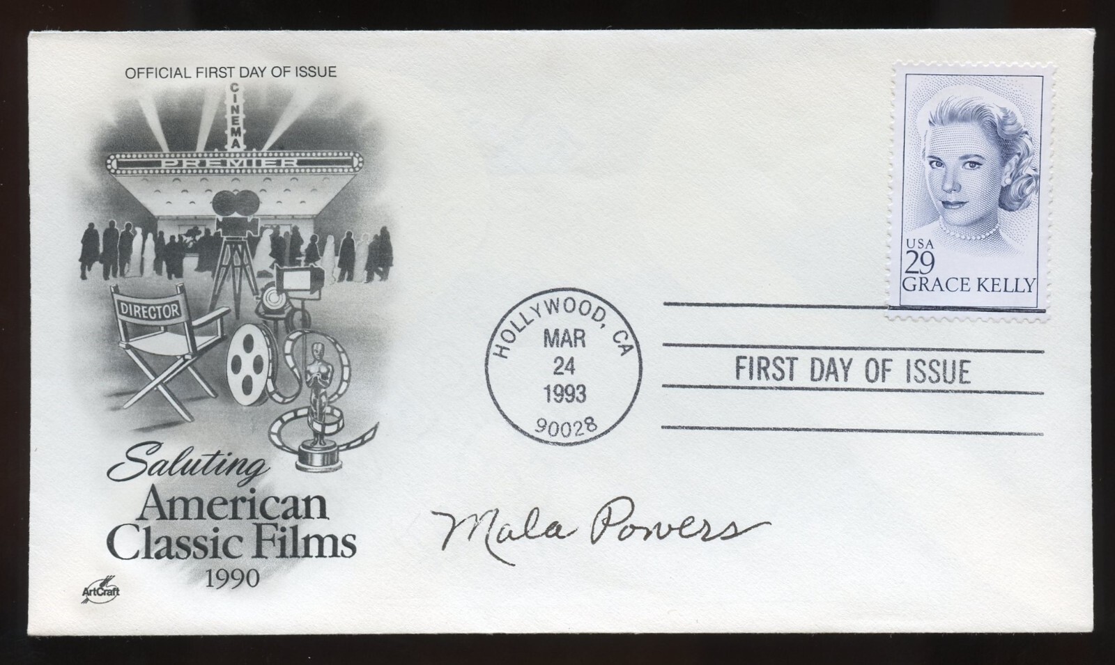 Mala Powers d2007 signed autograph American Actress in Tough as They Come FDC