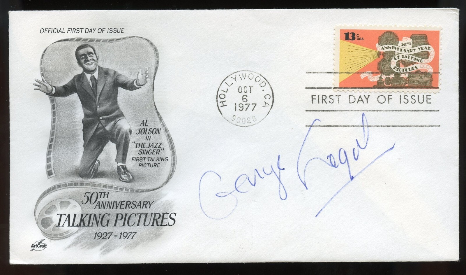 George Segal d2021 signed autograph American Actor in Film Ship of Fools FDC