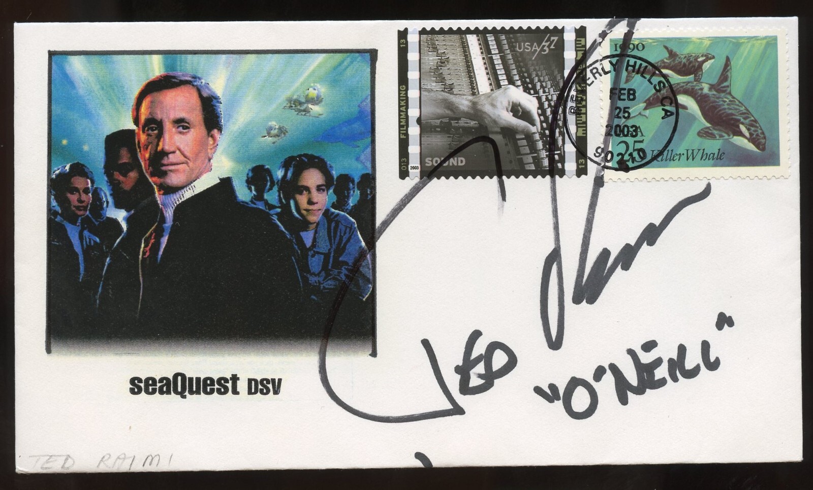 Ted Raimi signed autograph American Actor as Fake Shemp in The Evil Dead FDC
