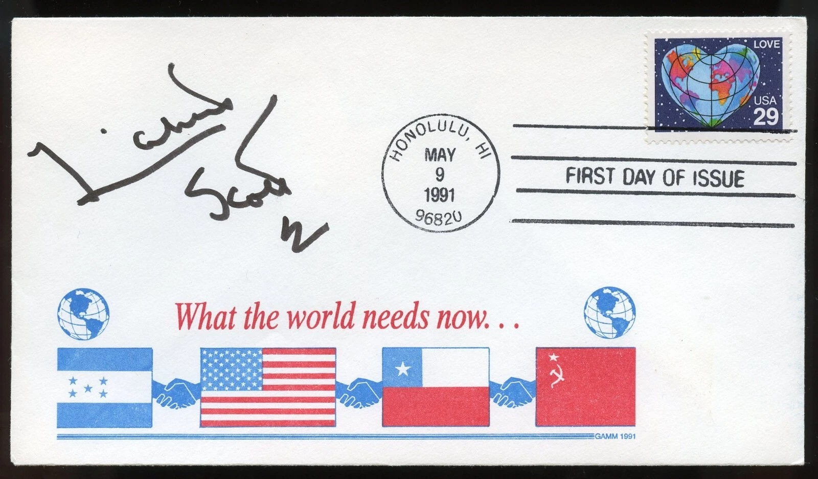 Lizabeth Scott d2015 signed autograph American Model Actress in I Walk Alone FDC