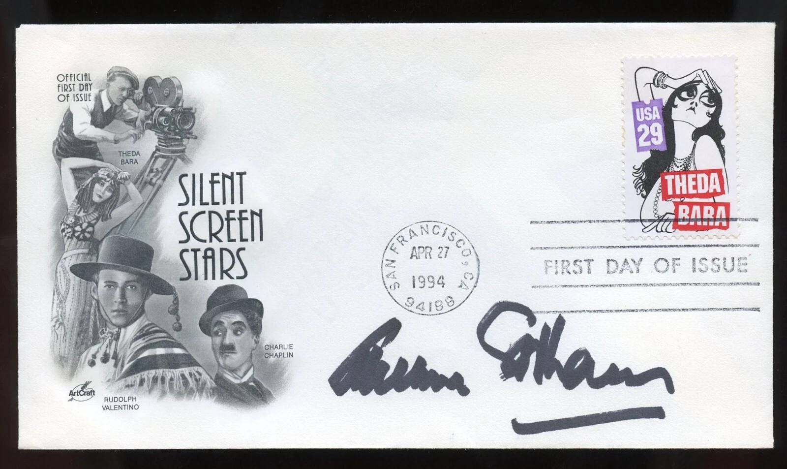 Ann Sothern d2001 signed autograph American Actress Stage Radio TV Broadway FDC