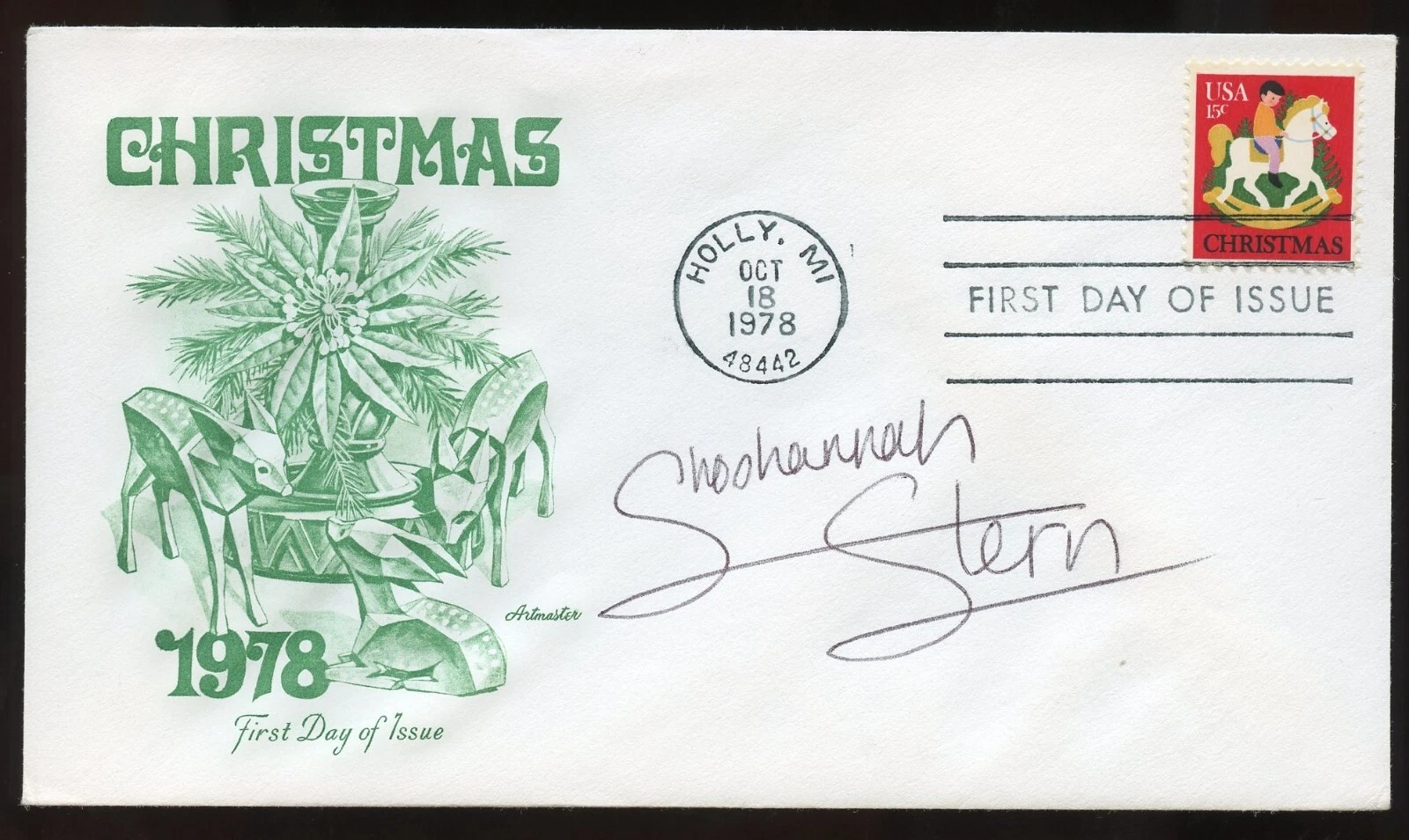 Shoshannah Stern signed autograph American Actress & Writer in Movie Hammer FDC