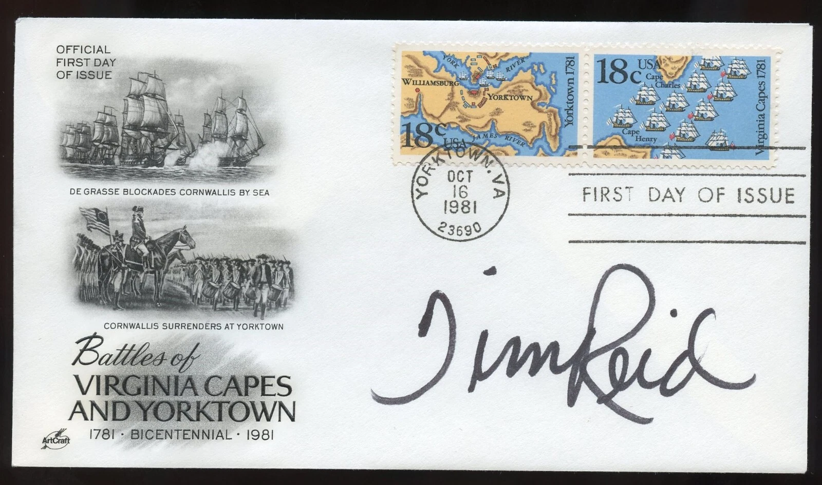Tim Reid signed autograph American Actor as V. Flytrap on WKRP in Cincinnati FDC
