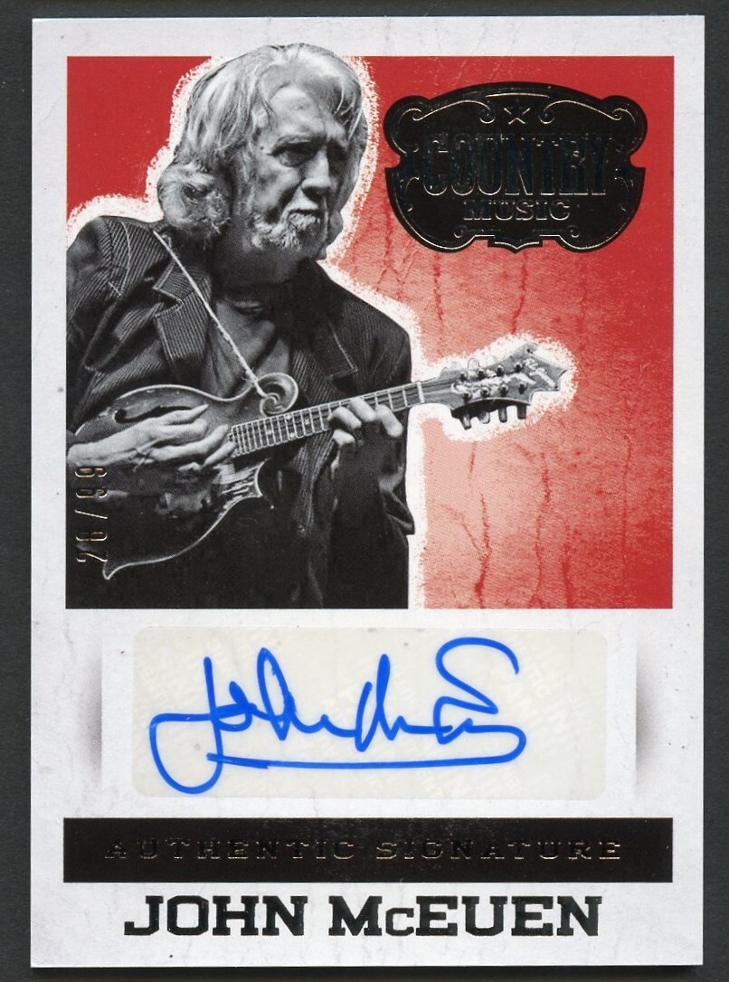 John McEuen  #S-JM signed autograph auto 2014 Panini Country Music Card 28/99