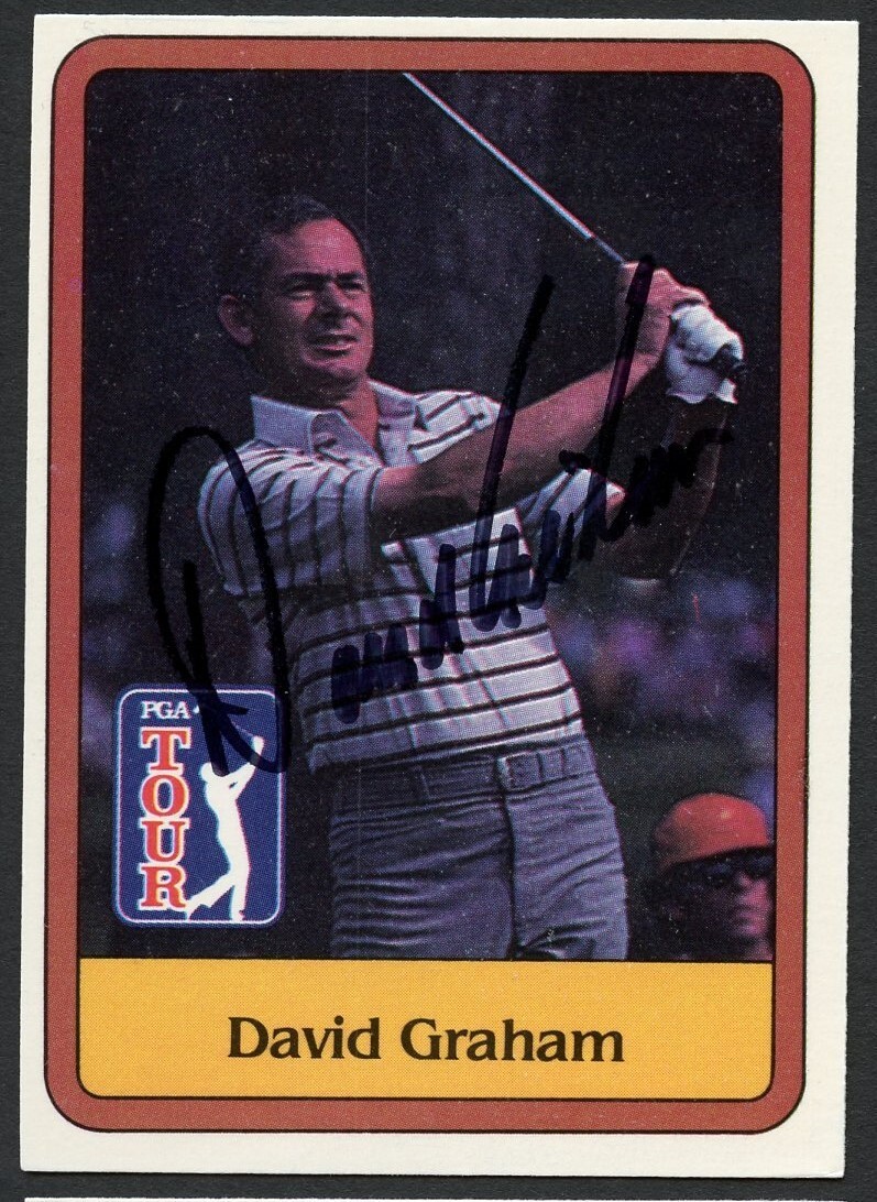 David Graham #27 signed autograph auto 1981 Donruss Golf Trading Card