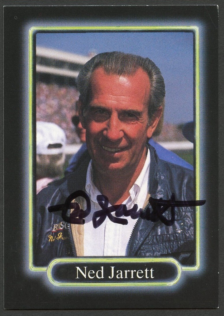 Ned Jarrett #155 signed autograph auto 1990 Maxx NASCAR Racing Trading Card