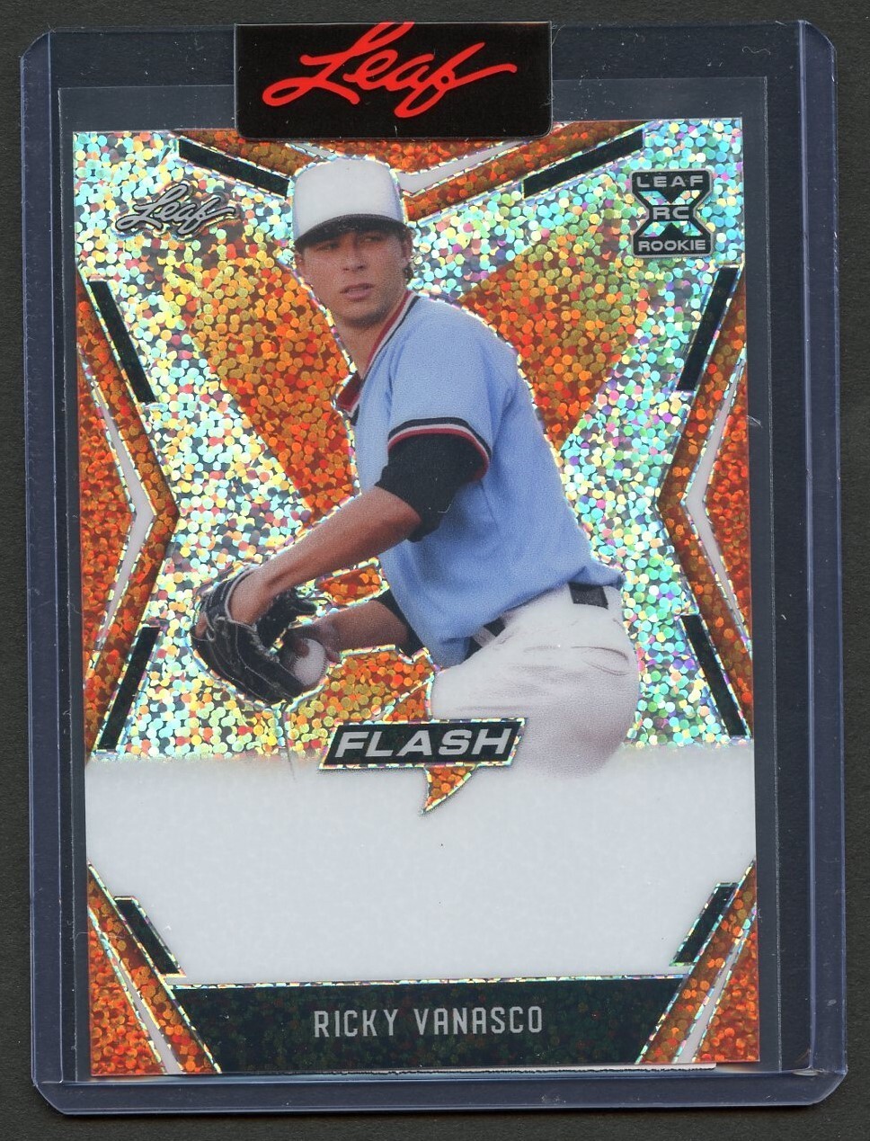 Ricky Vanasco Leaf Authentics Draft 1/1 Unsigned Proof Autograph Baseball Card