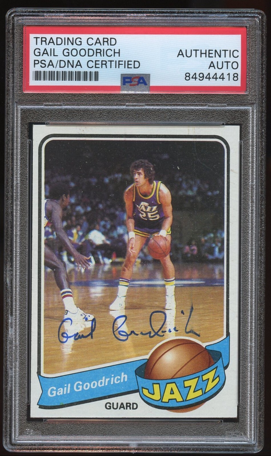 Gail Goodrich #32 signed autograph auto 1979 Topps Basketball Card PSA Slabbed