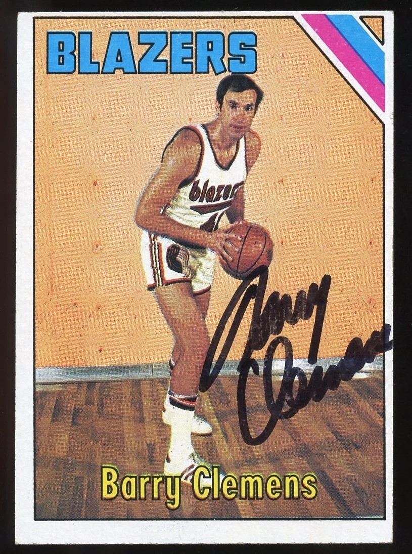Barry Clemens #22 signed autograph auto 1975-76 Topps Basketball Trading Card