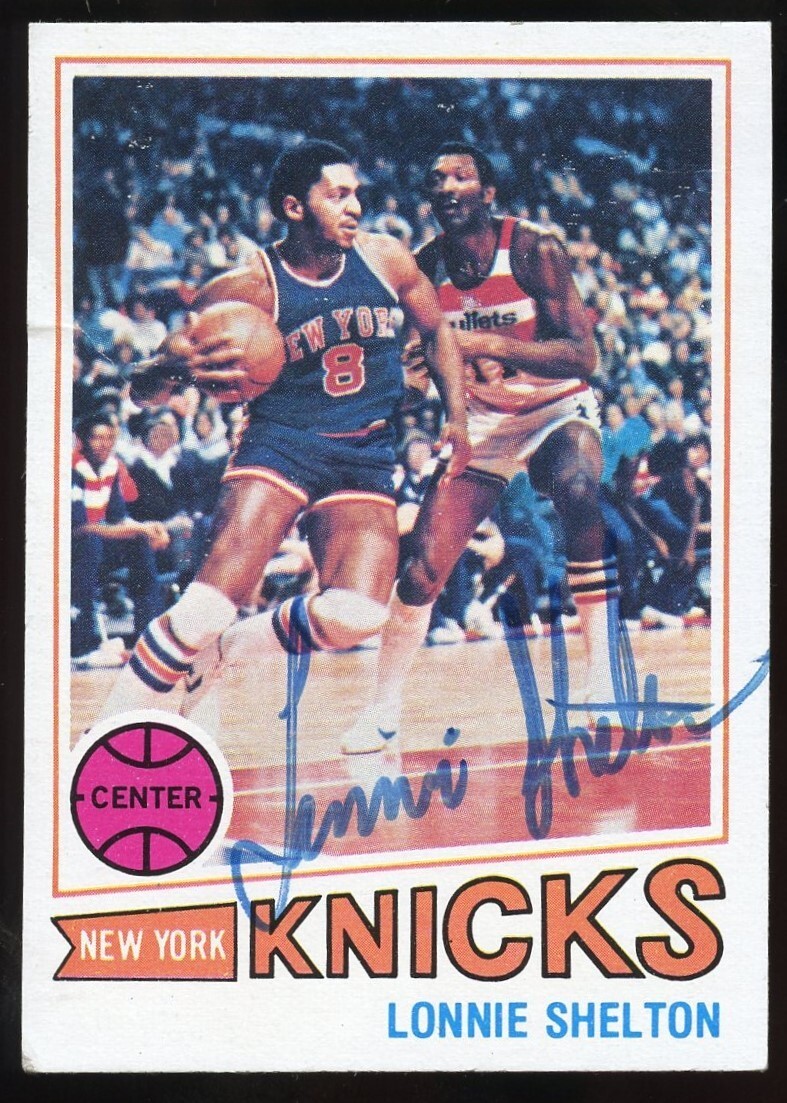 Lonnie Shelton #26 signed autograph auto 1977-78 Topps Basketball Trading Card