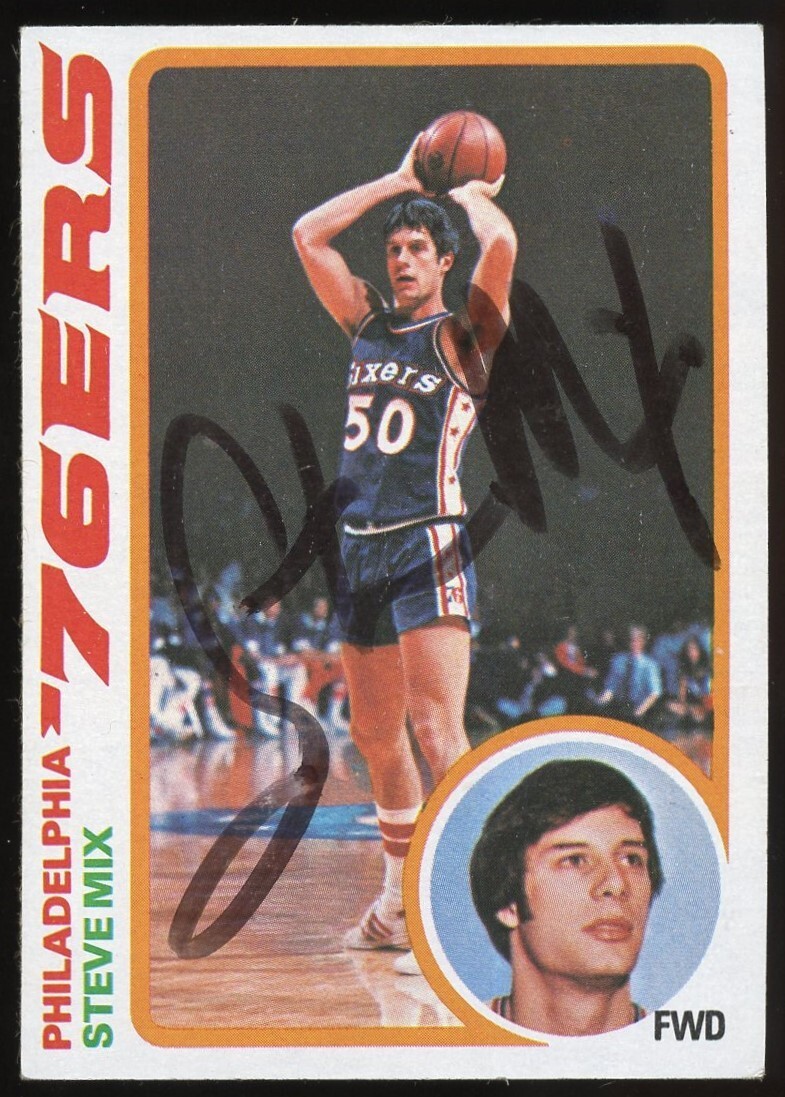 Steve Mix #18 signed autograph auto 1978-79 Topps Basketball Trading Card