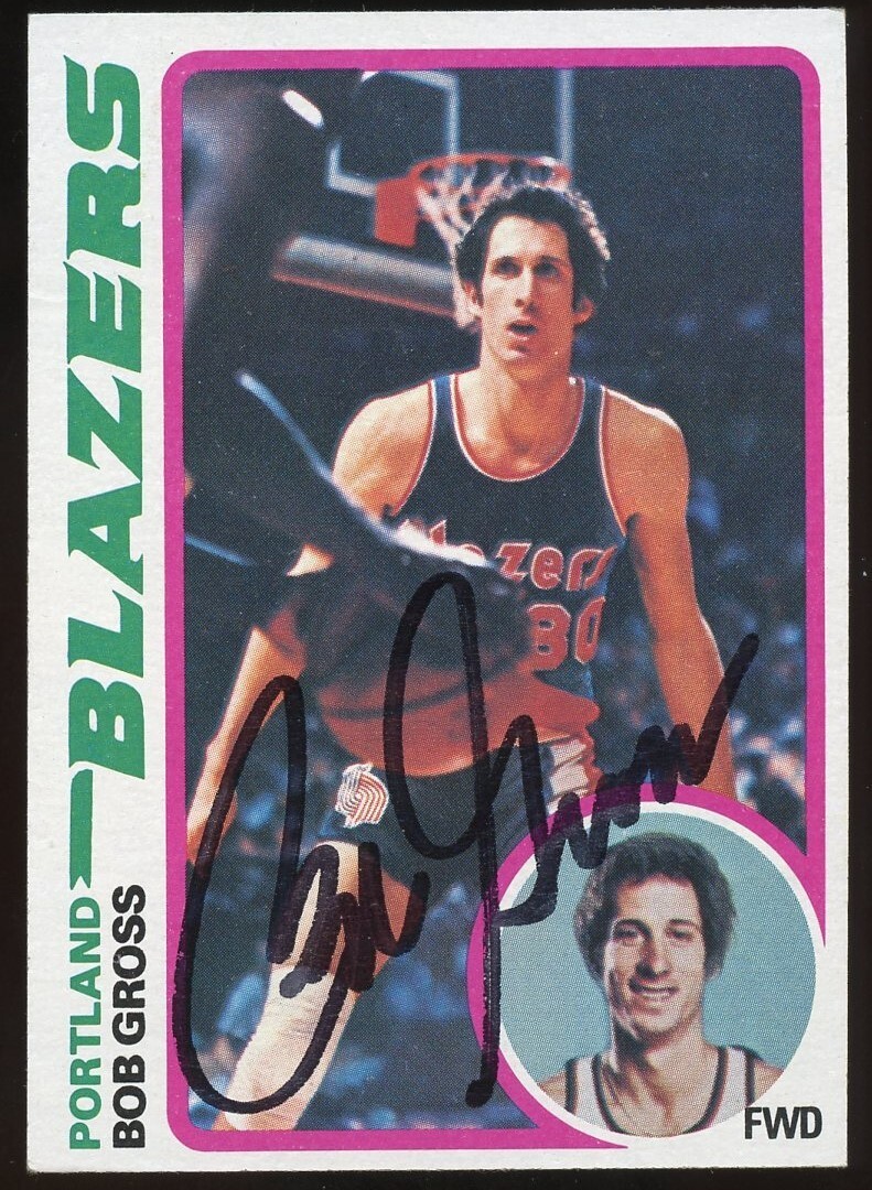 Bob Gross #98 signed autograph auto 1978-79 Topps Basketball Trading Card