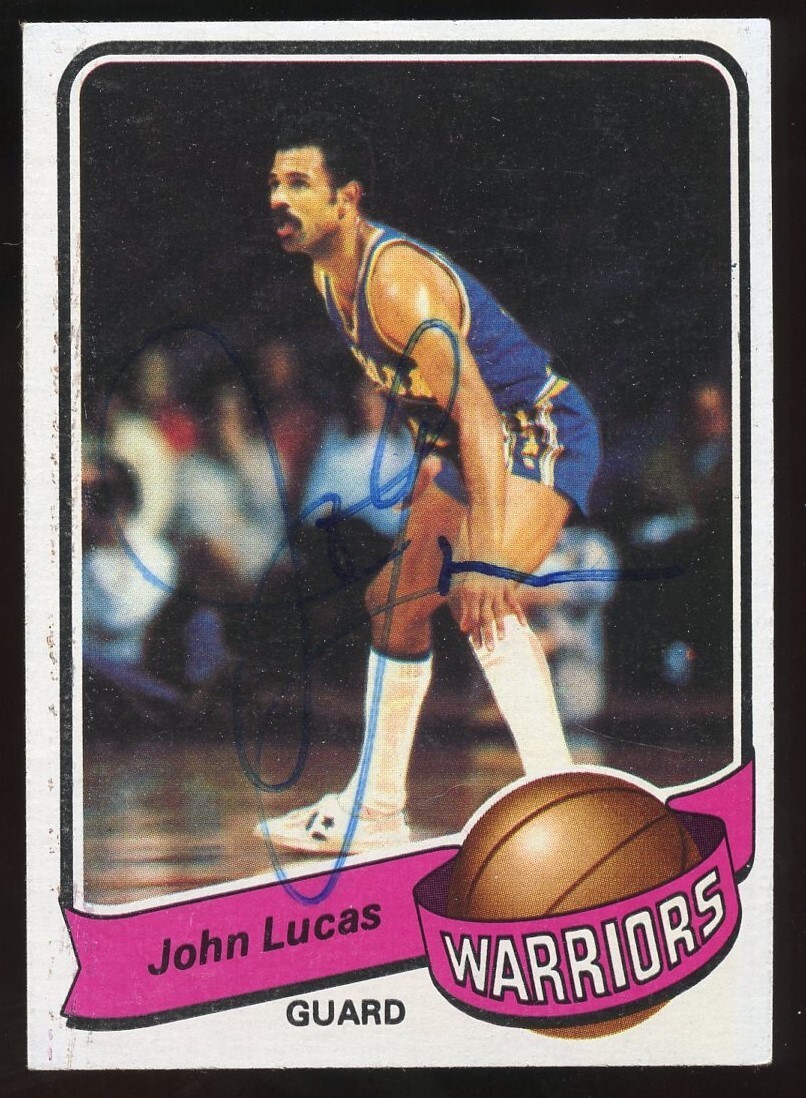 John Lucas #127 signed autograph auto 1979-80 Topps Basketball Trading Card
