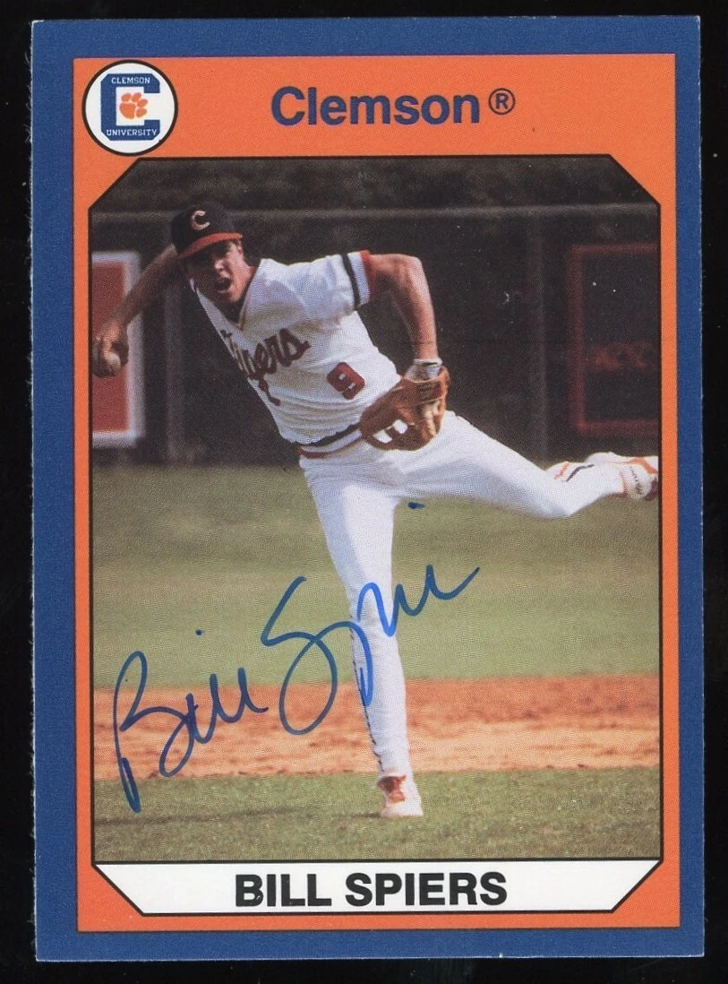 Bill Spiers #20 signed autograph auto Clemson Collegiate Collection Card