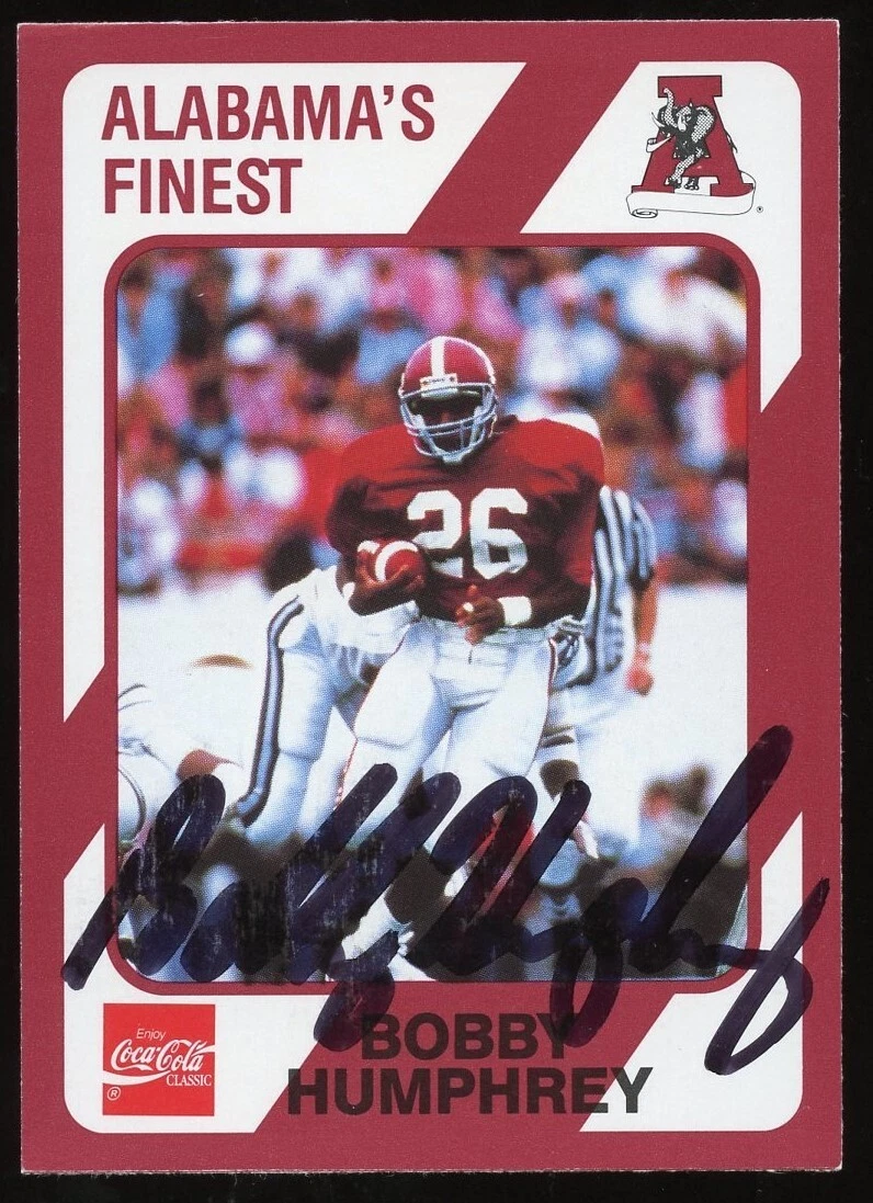Bobby Humphrey #70 signed autograph Alabama's Finest Collegiate Collection Card