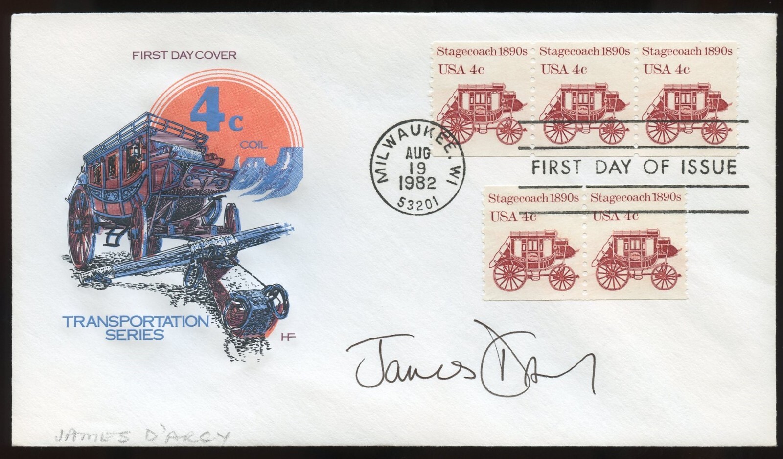 James Darcy signed autograph English Actor Howard Stark's butler in Marvel FDC