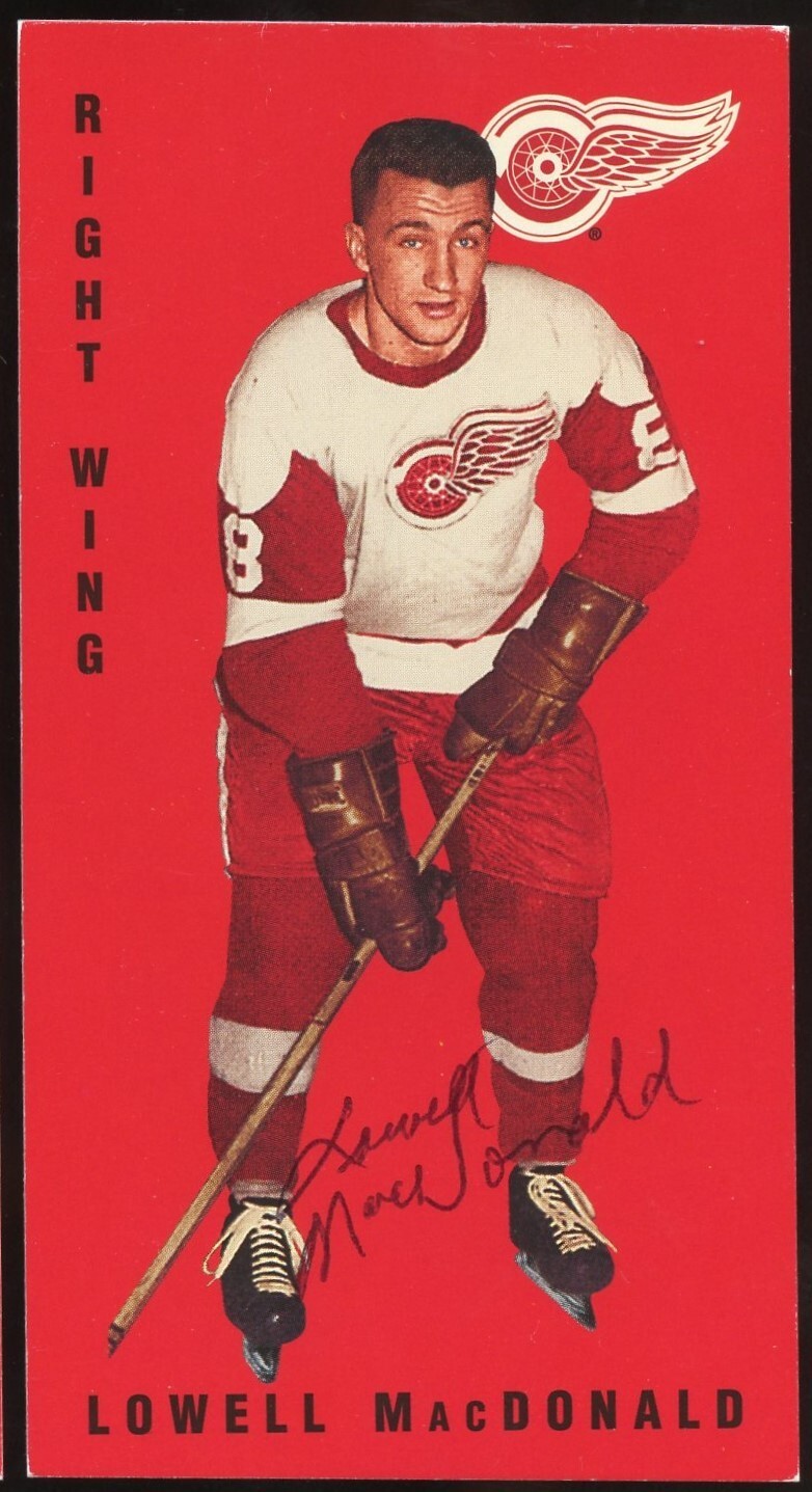 Lowell MacDonald #60 signed autograph 1994 Parkhurst Card Tall Boy Trading Card