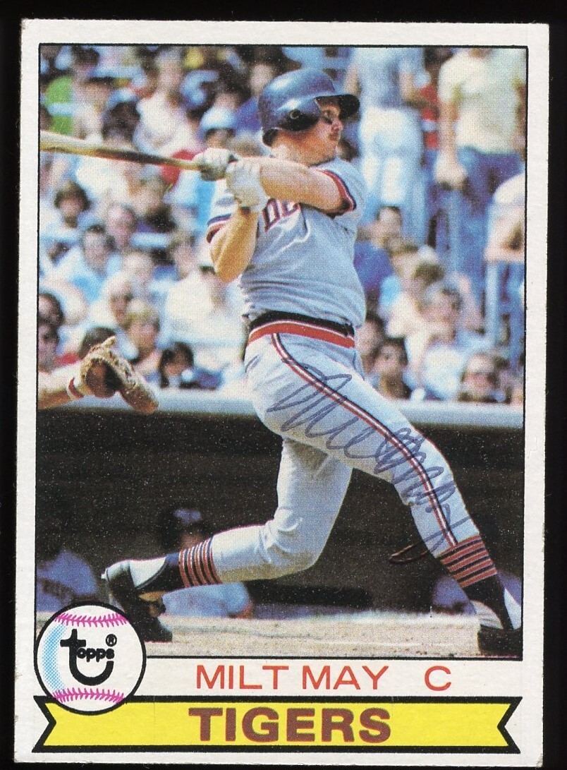 Milt May #316 signed autograph auto 1979 Topps Baseball Trading Card