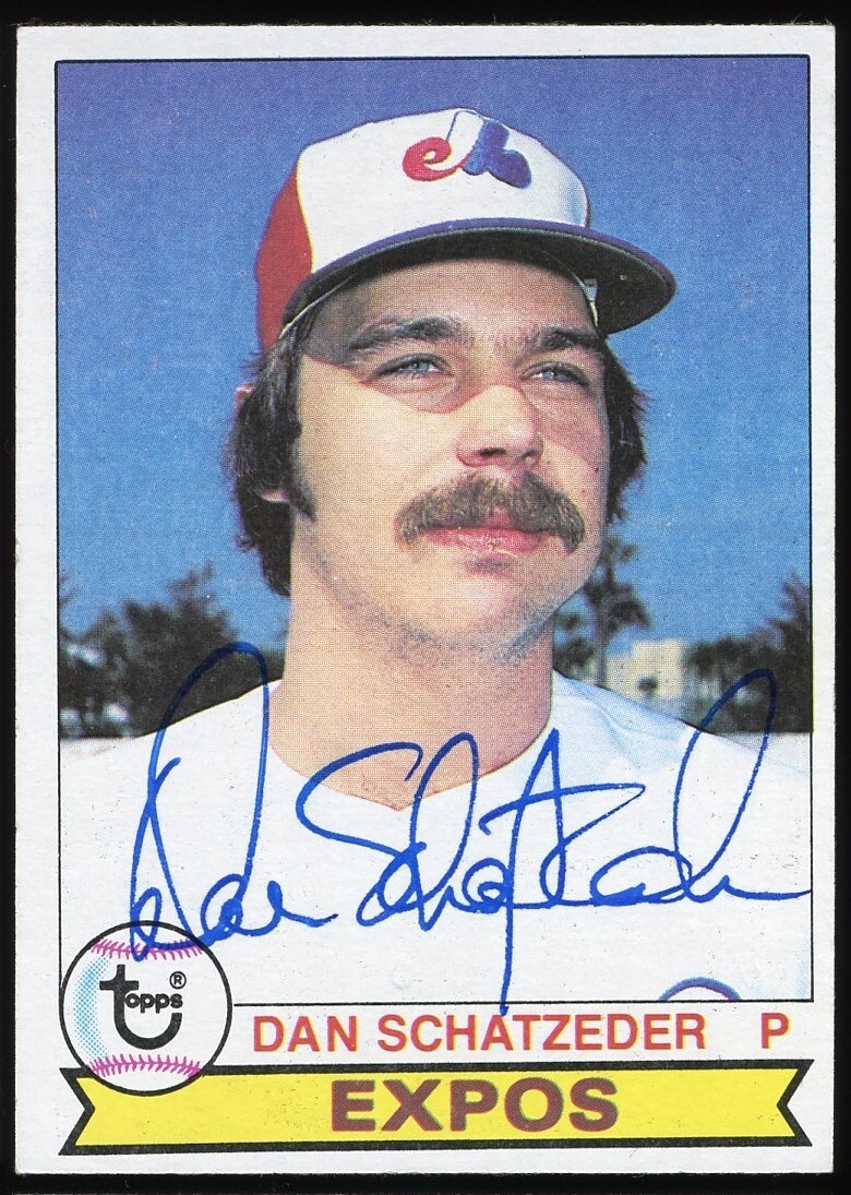 Dan Schatzeder #124 signed autograph auto 1979 Topps Baseball Trading Card
