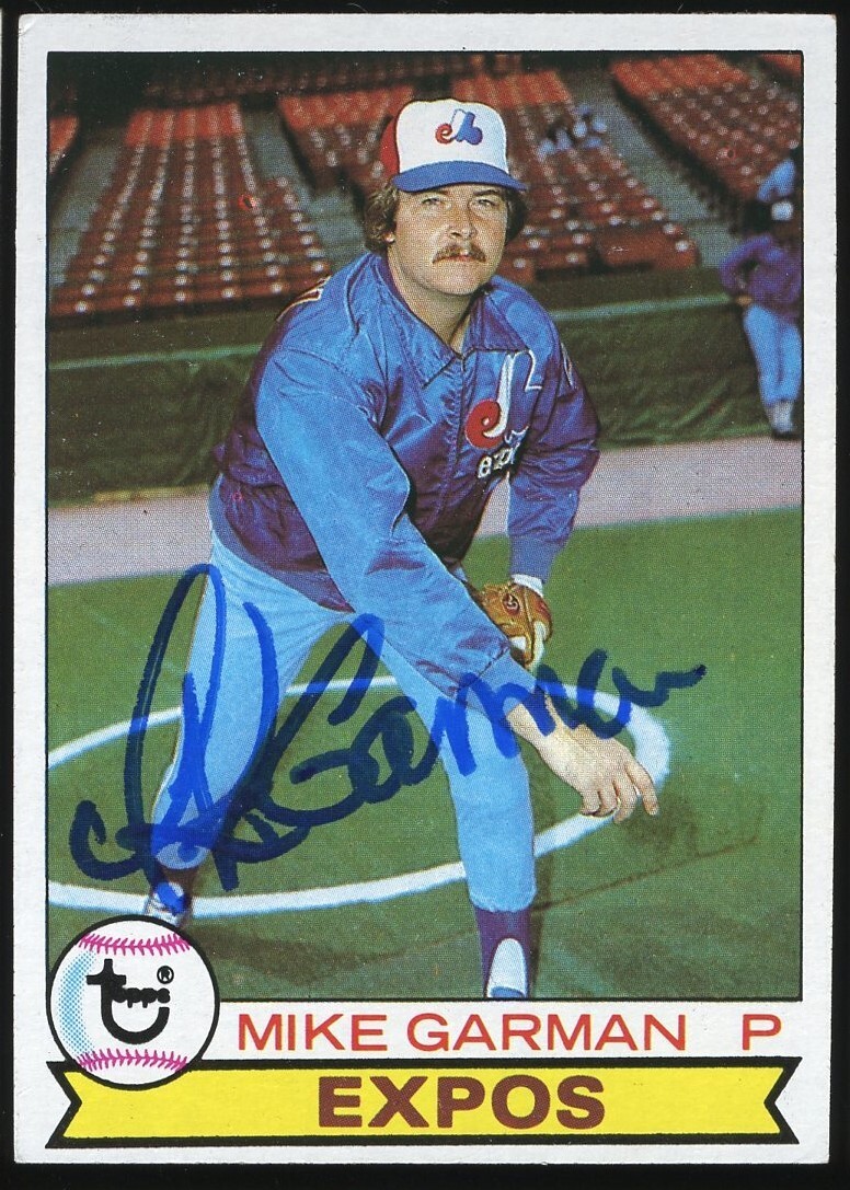 Mike Garman #181 signed autograph auto 1979 Topps Baseball Trading Card