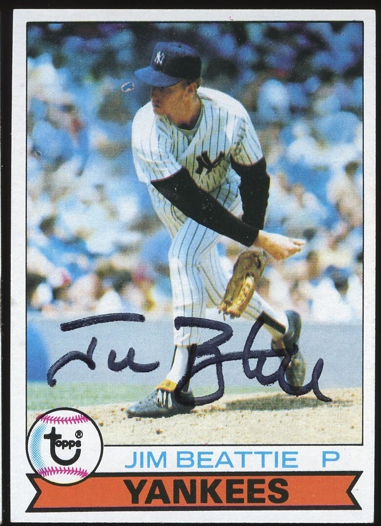 Jim Beattie #179 signed autograph auto 1979 Topps Baseball Trading Card