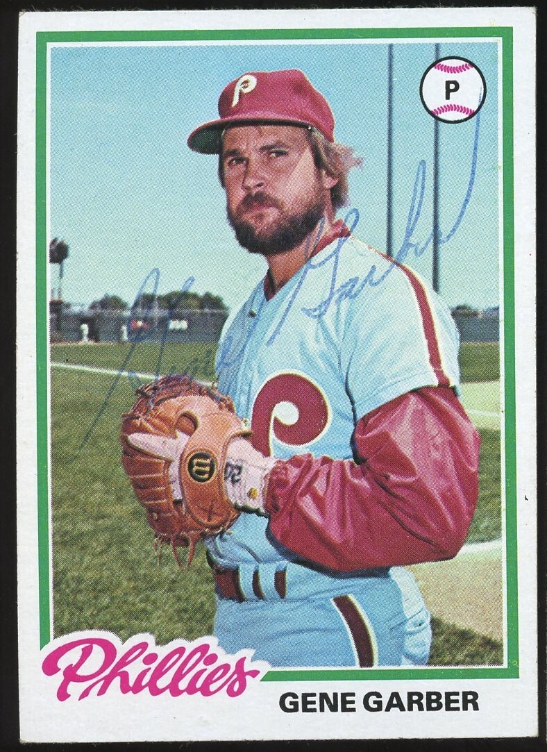 Gene Garber #177 signed autograph auto 1978 Topps Baseball Trading Card