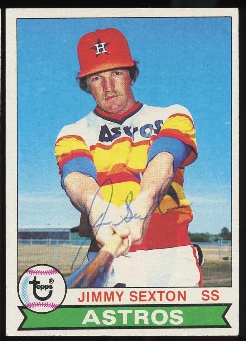 Jimmy Sexton #232 signed autograph auto 1979 Topps Baseball Trading Card