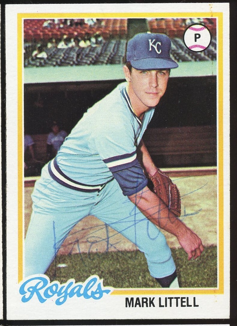 Mark Littell #331 signed autograph auto 1978 Topps Baseball Trading Card