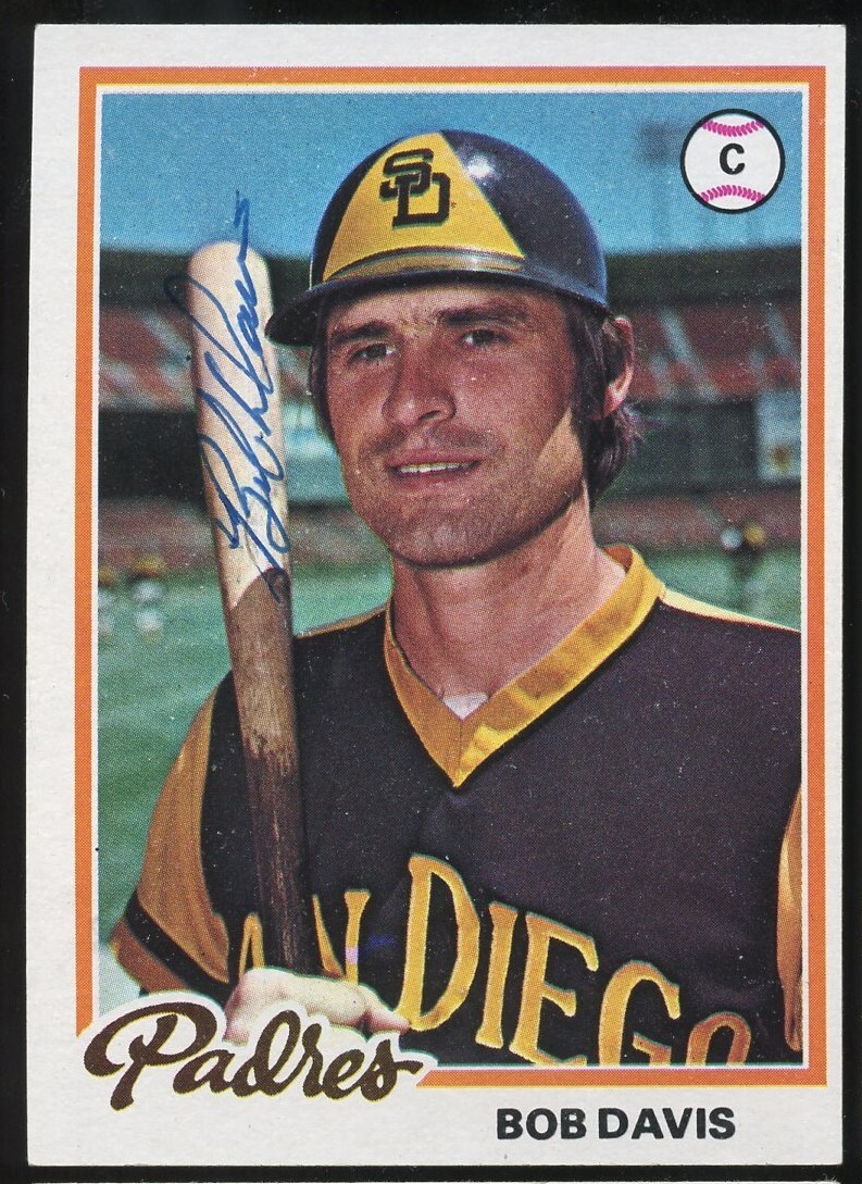 Bob Davis #713 signed autograph auto 1978 Topps Baseball Trading Card