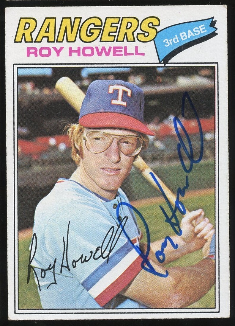 Roy Howell #608 signed autograph auto 1977 Topps Baseball Trading Card