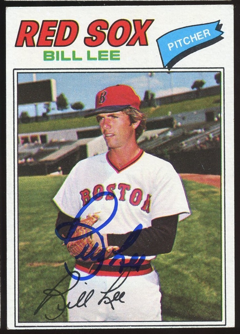 Bill Lee #503 signed autograph auto 1977 Topps Baseball Trading Card