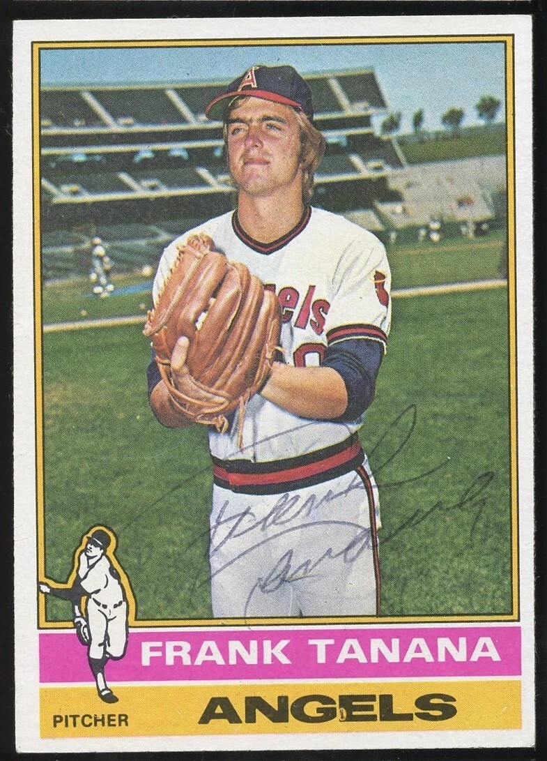 Frank Tanana #490 signed autograph auto 1976 Topps Baseball Trading Card