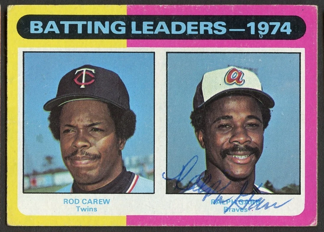 Ralph Garr #306 signed autograph auto 1975 Topps Baseball Trading Card