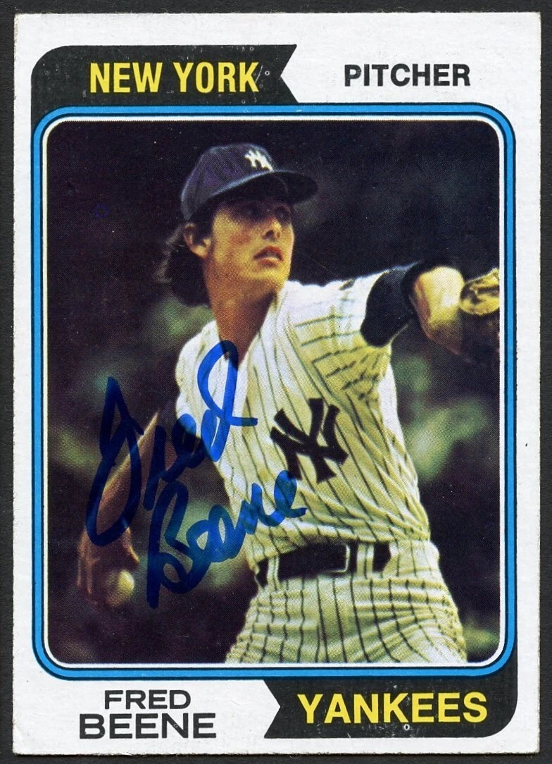 Fred Beene #274 signed autograph auto 1974 Topps Baseball Trading Card