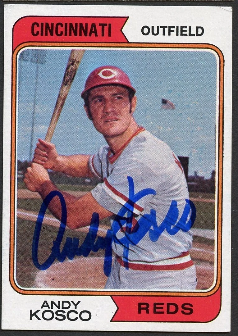 Andy Kosco #34 signed autograph auto 1974 Topps Baseball Trading Card