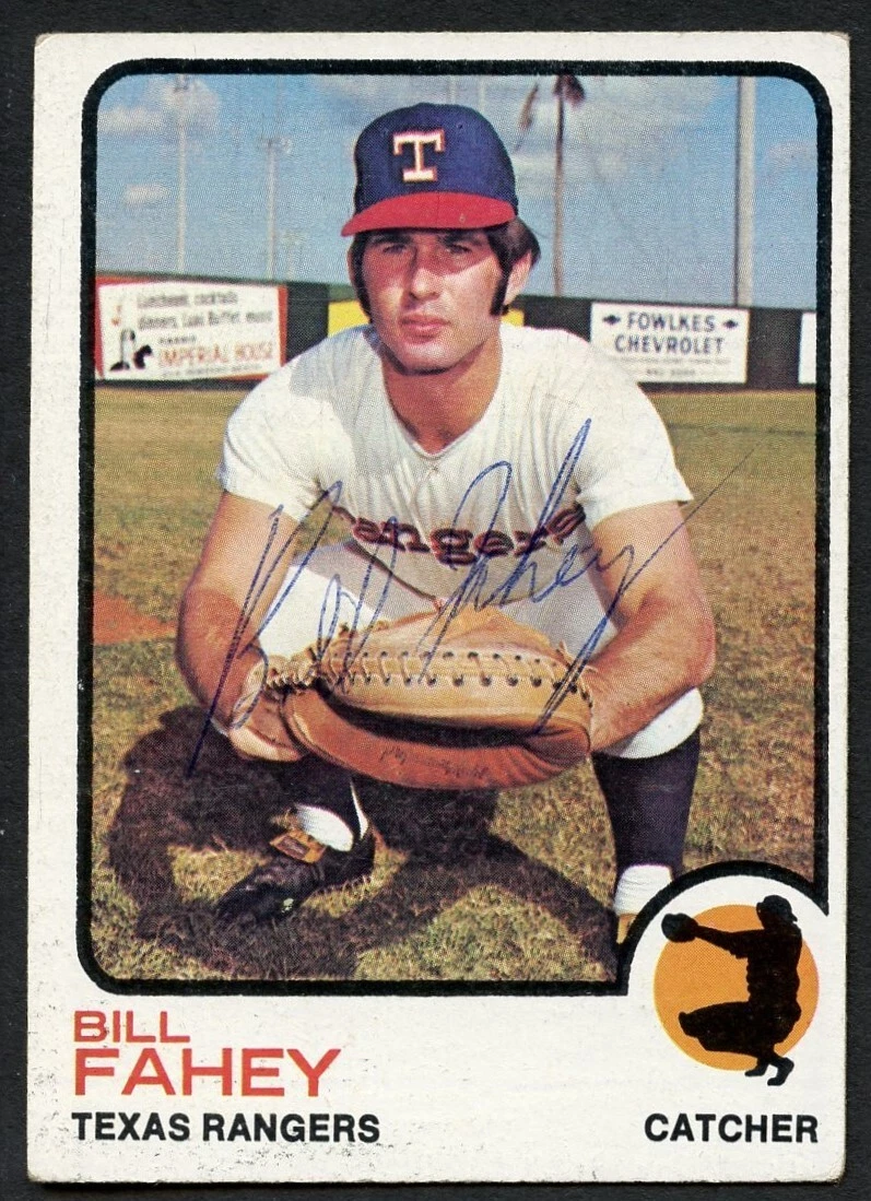Bill Fahey #186 signed autograph auto 1973 Topps Baseball Trading Card