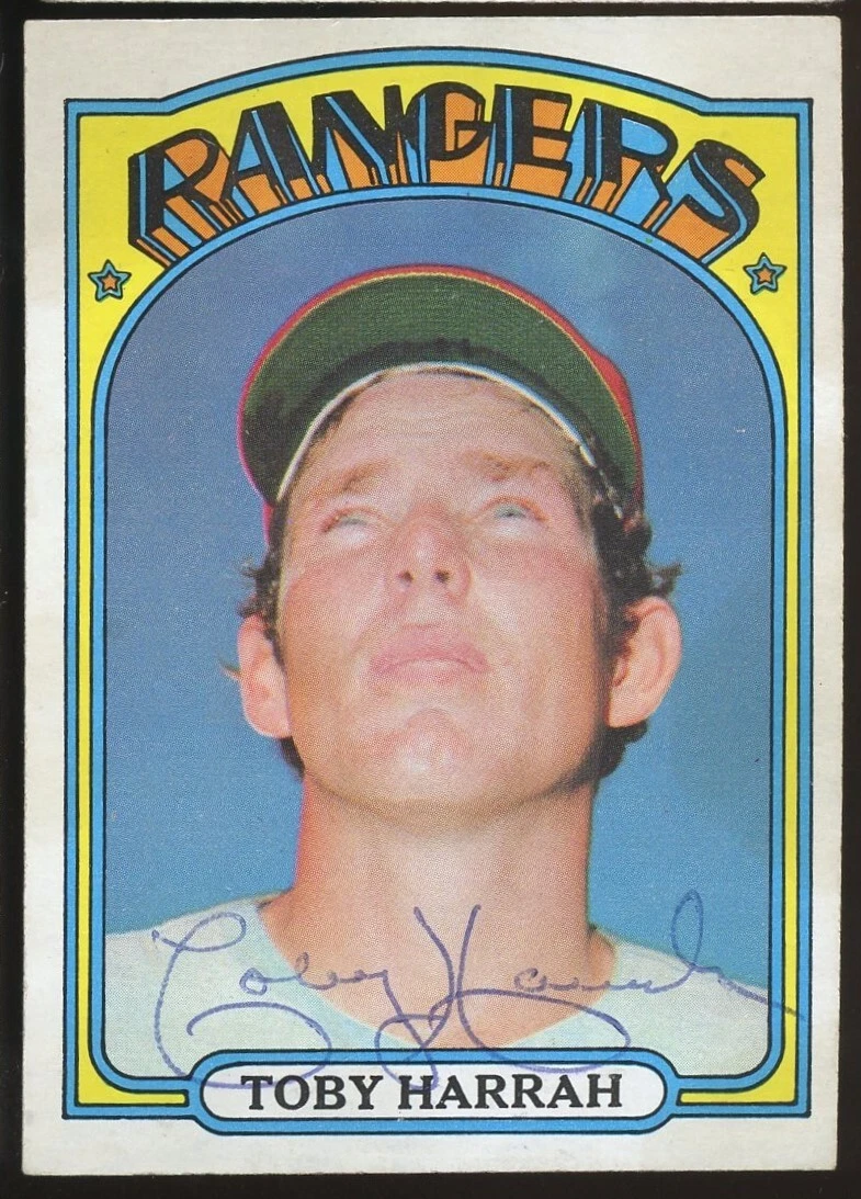 Tobi Harrah #104 signed autograph auto 1972 Topps Baseball Trading Card