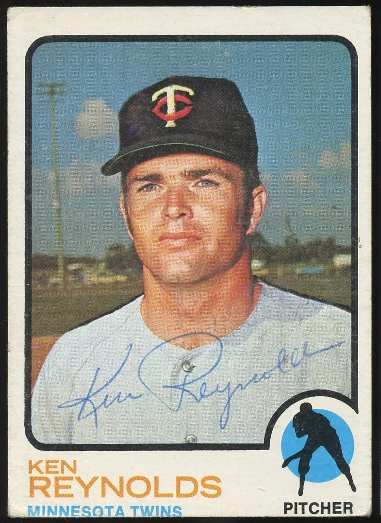 Ken Reynolds #638 signed autograph auto 1973 Topps Baseball Trading Card
