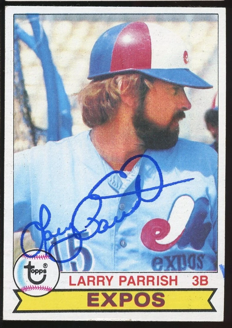 Larry Parrish #677 signed autograph auto 1979 Topps Baseball Trading Card