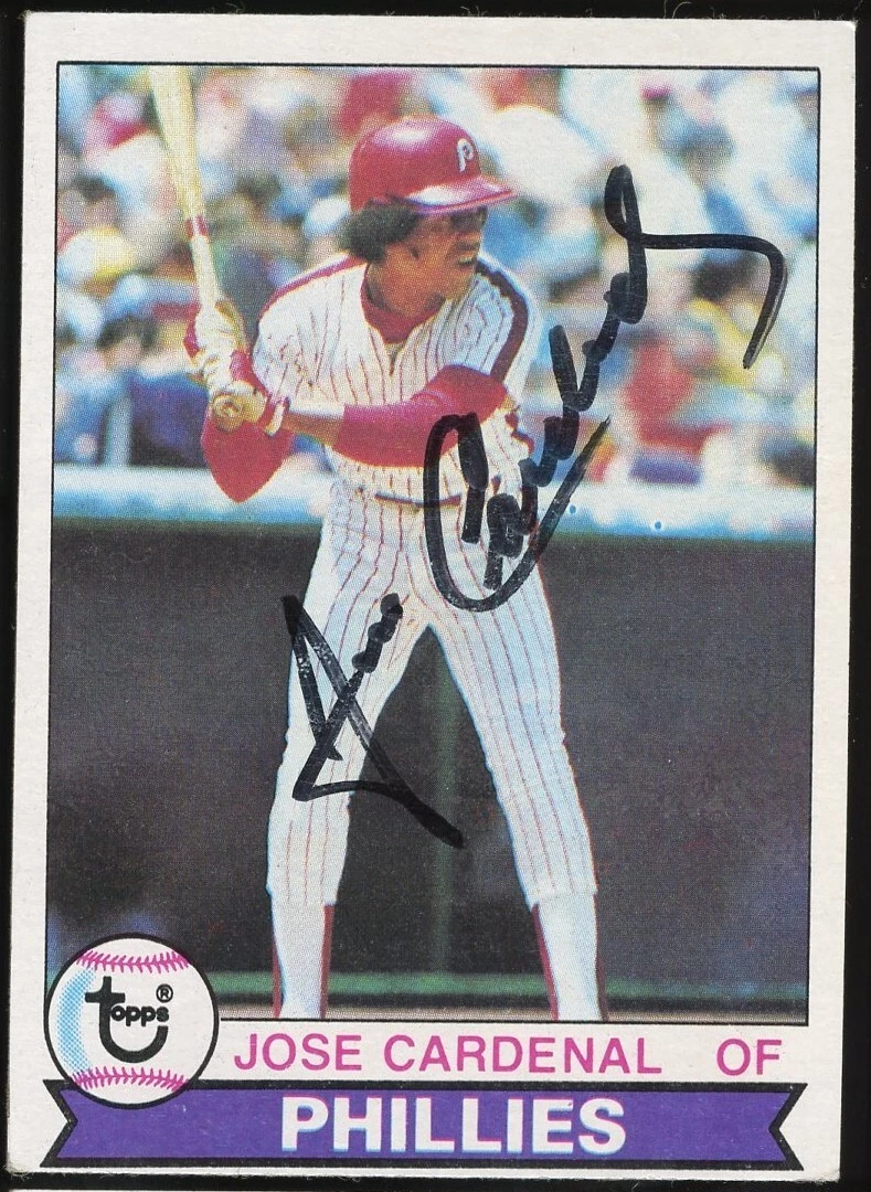 Jose Cardenal #317 signed autograph auto 1979 Topps Baseball Trading Card