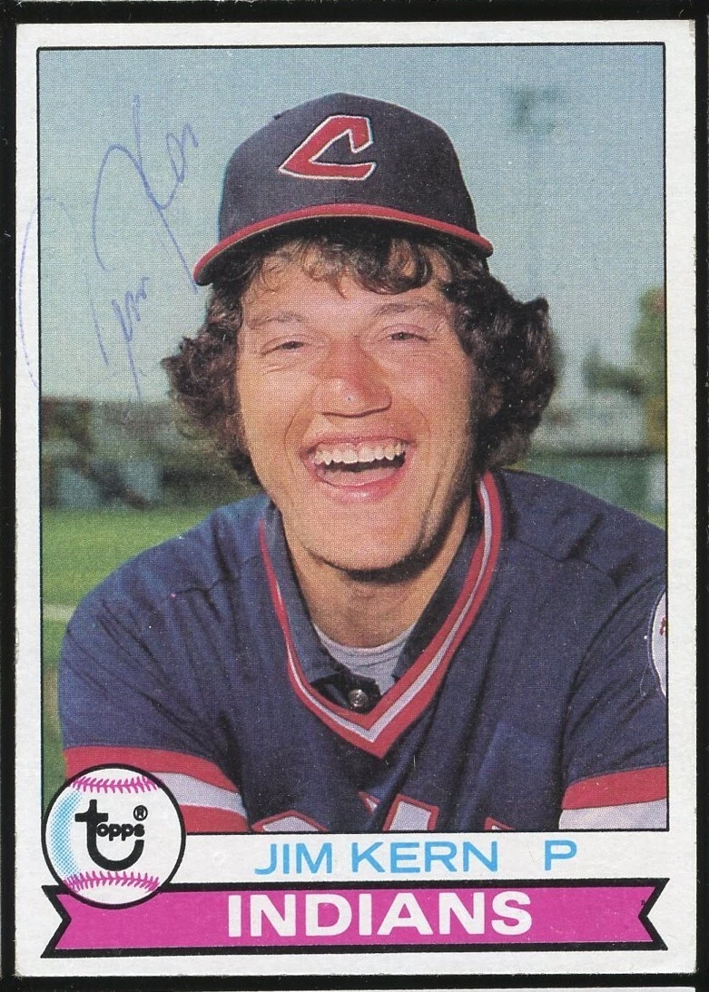 Jim Kern #573 signed autograph auto 1979 Topps Baseball Trading Card